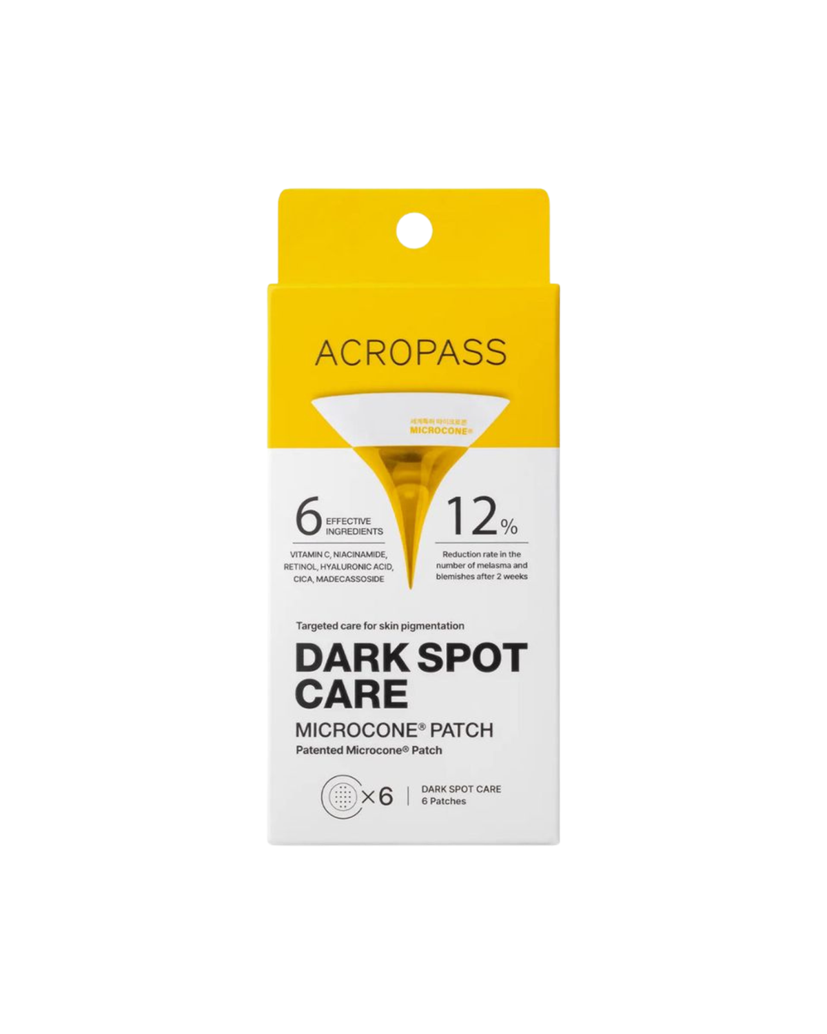 ACROPASS Dark Spot Care Microcone Patch - 6 patches