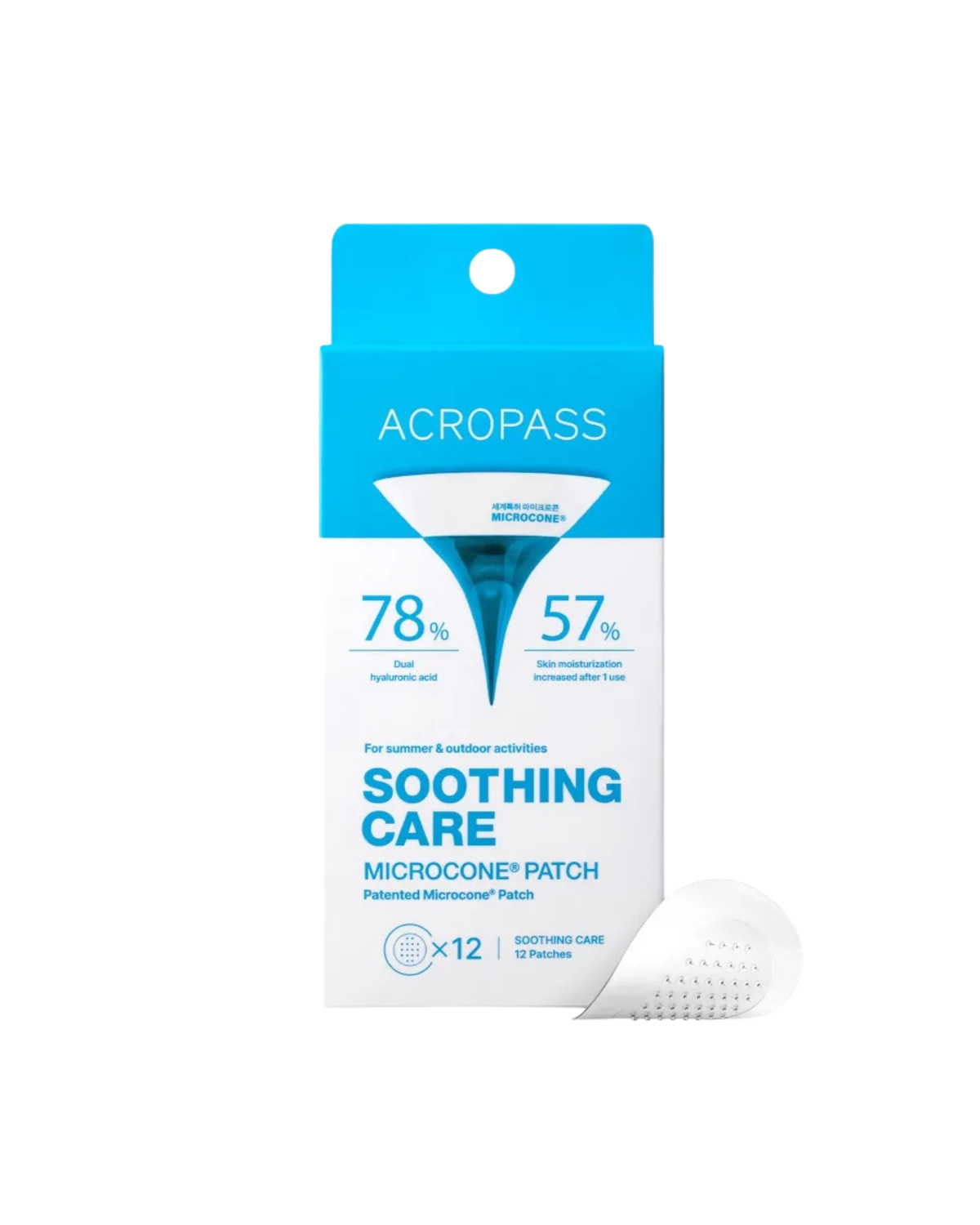 ACROPASS Soothing Care Microcone Patch - 12 patches